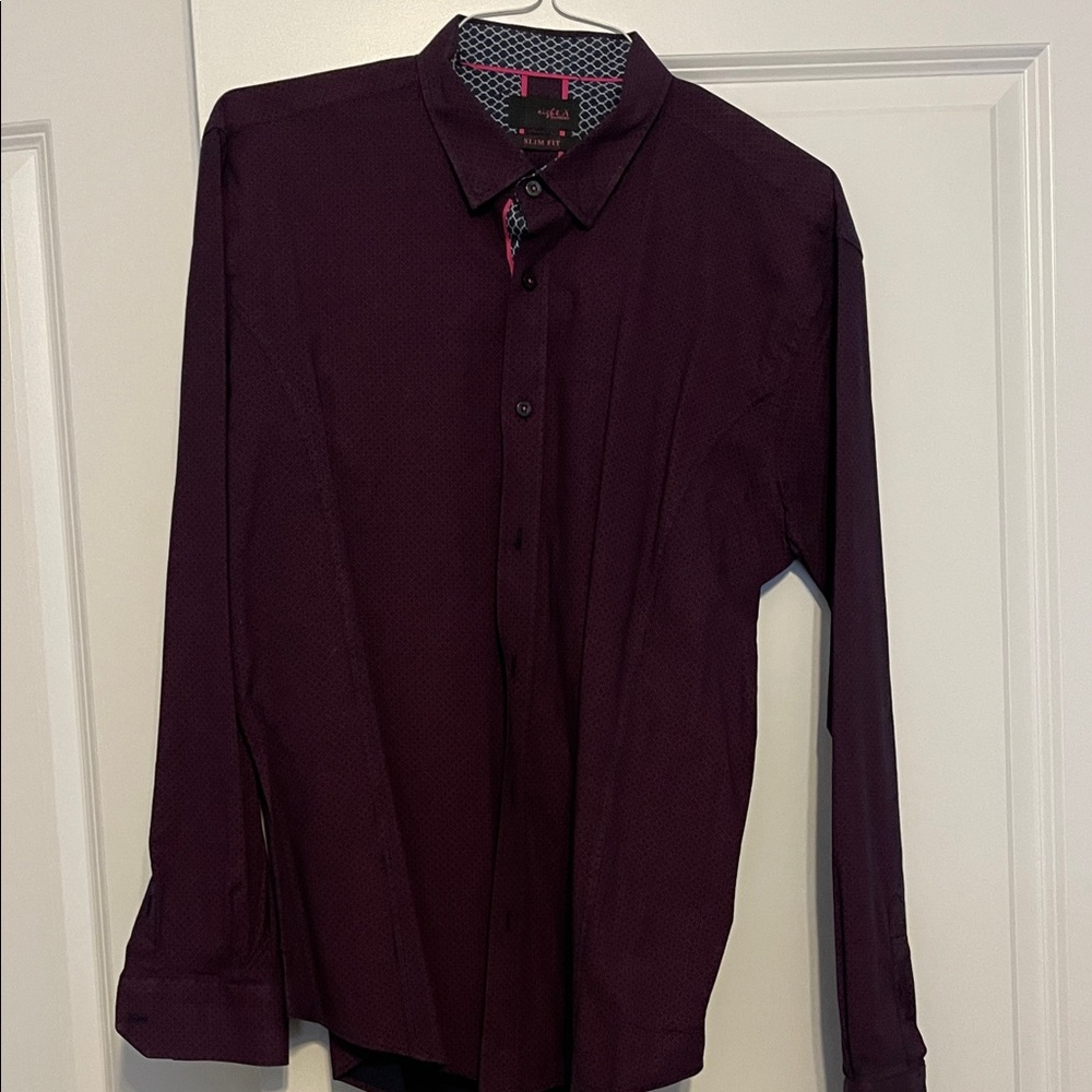 Buckle Deep Purple Dress Shirt